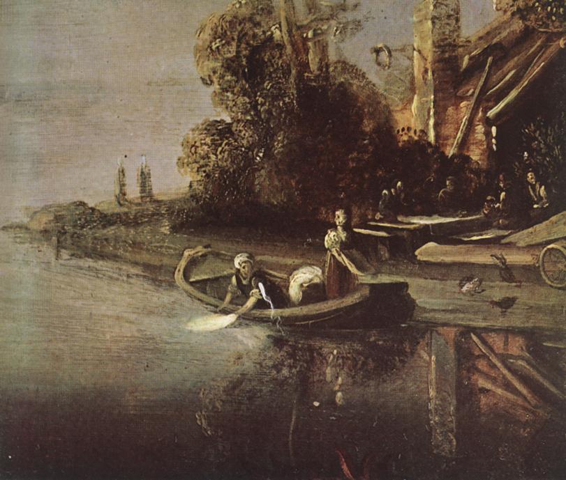 The Angel and Tobias with the Fish (detail)