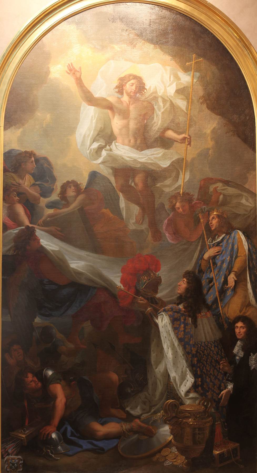 Louis XIV Adoring the Risen Christ
