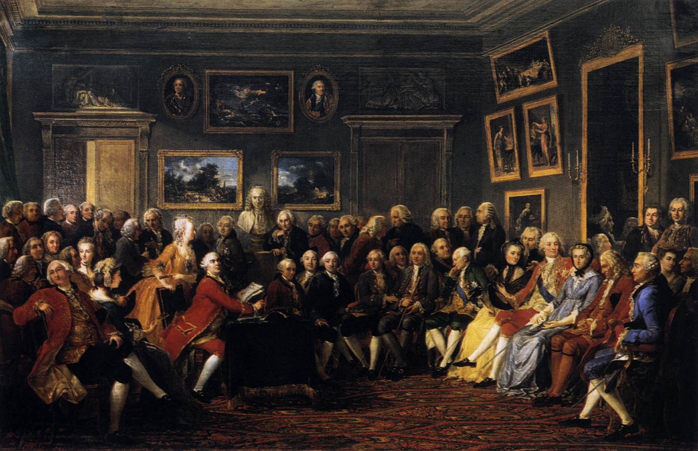 In the Salon of Madame Geoffrin in 1755