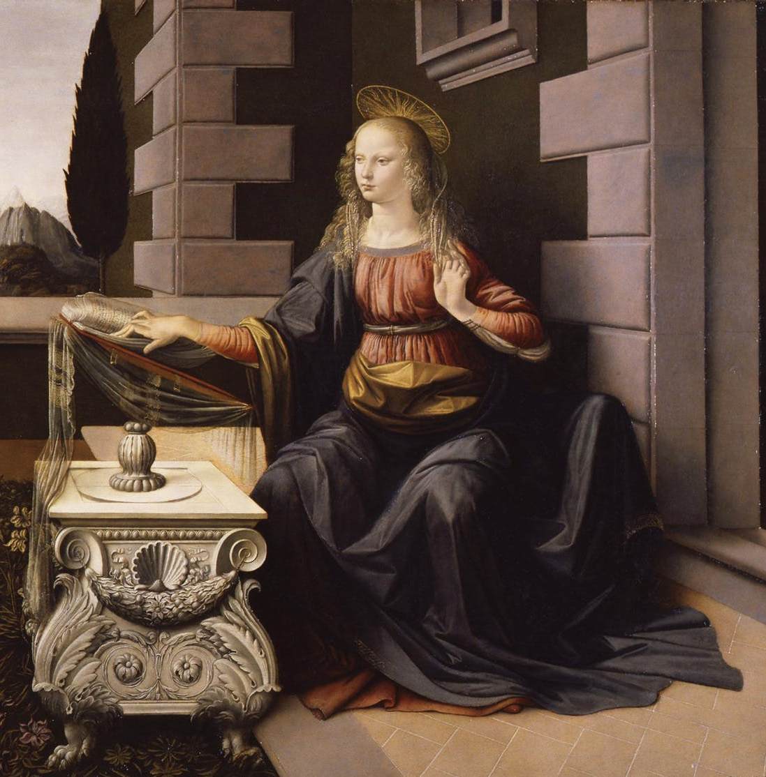 Annunciation (detail)