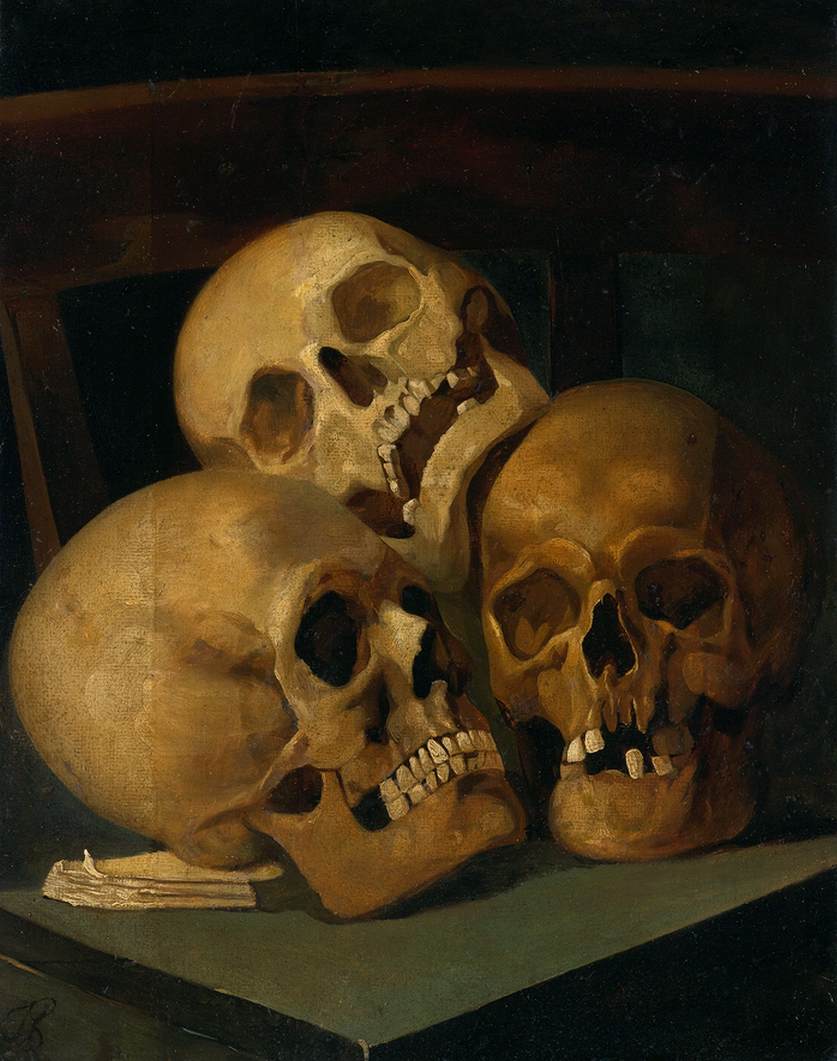 Still-Life of Three Skulls