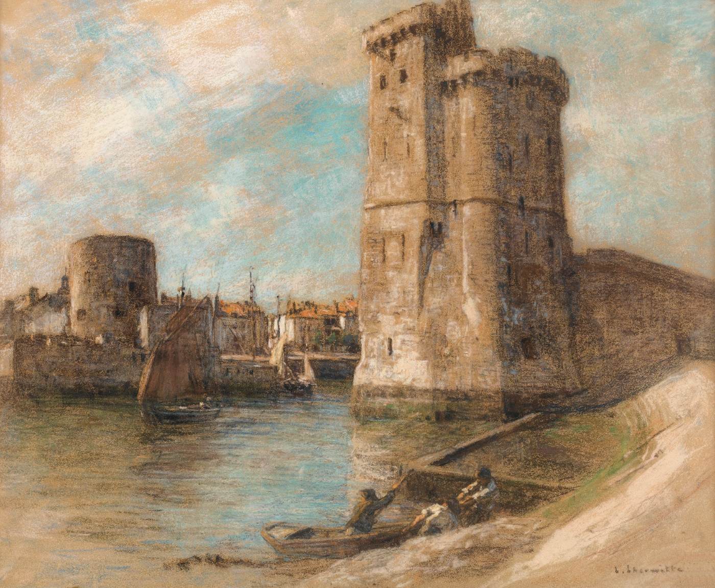 Entrance of La Rochelle's Harbour