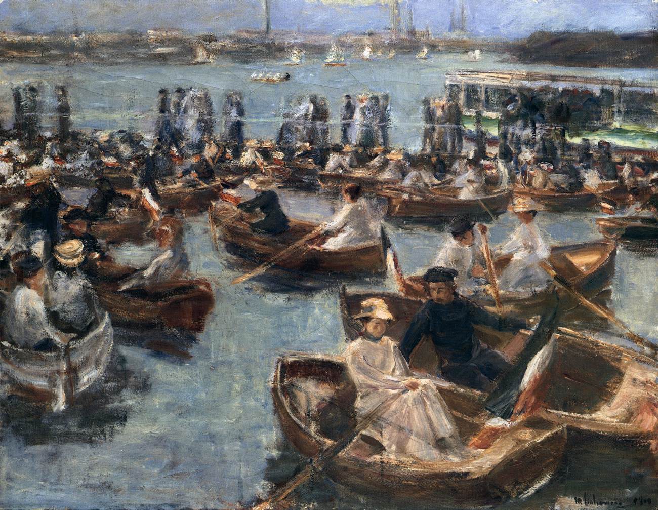 Evening at Uhlenhorster Fährhaus