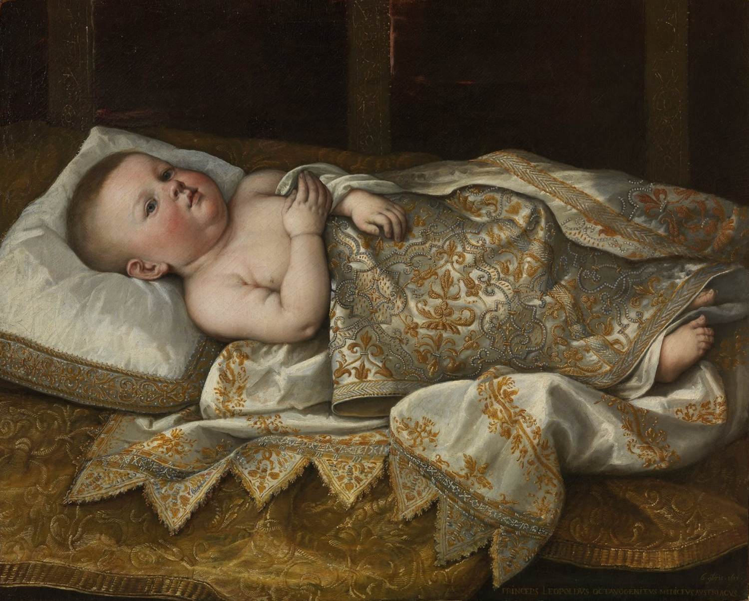 Portrait of Leopoldo de' Medici in Swaddling