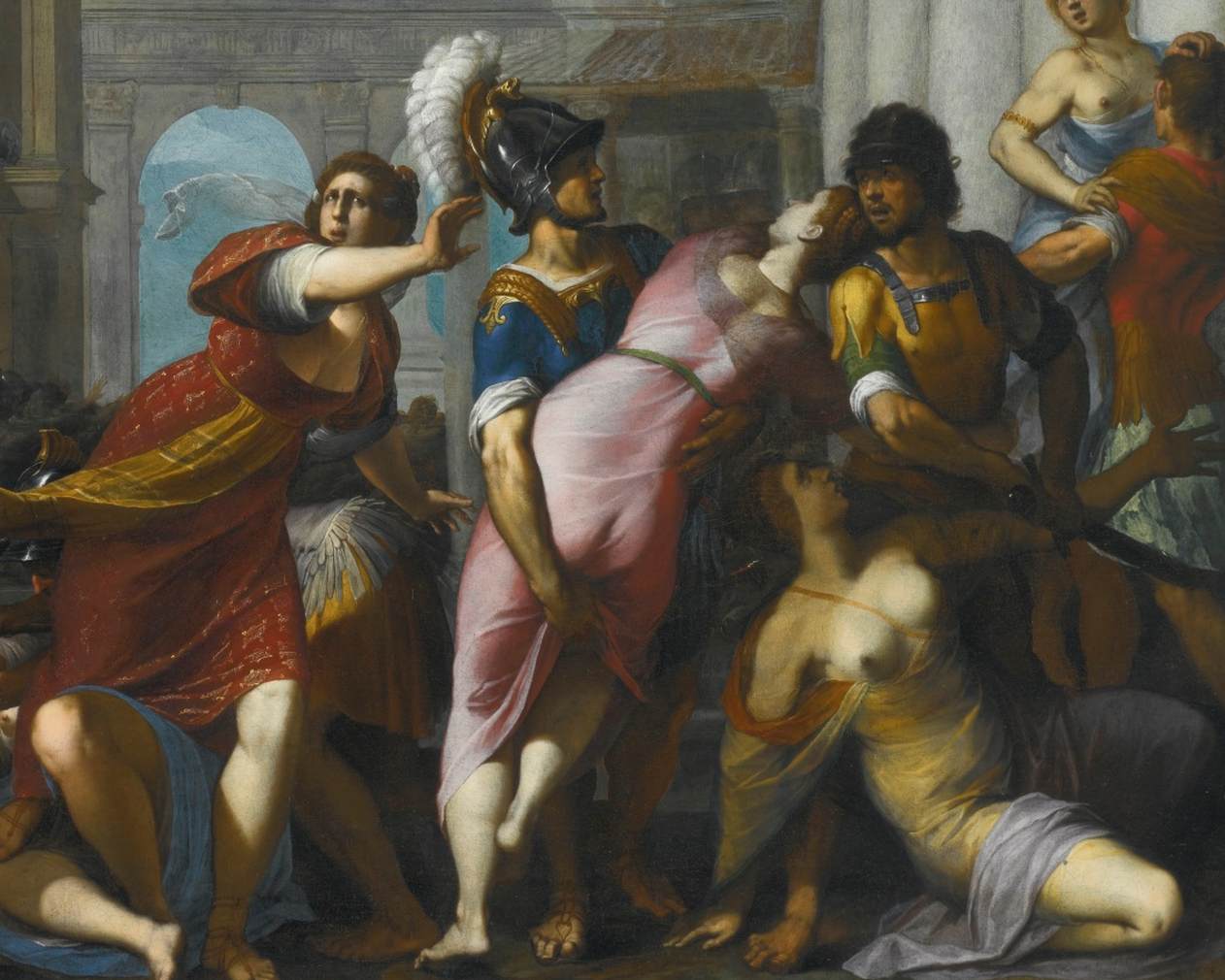 The Rape of the Sabine Women (detail)