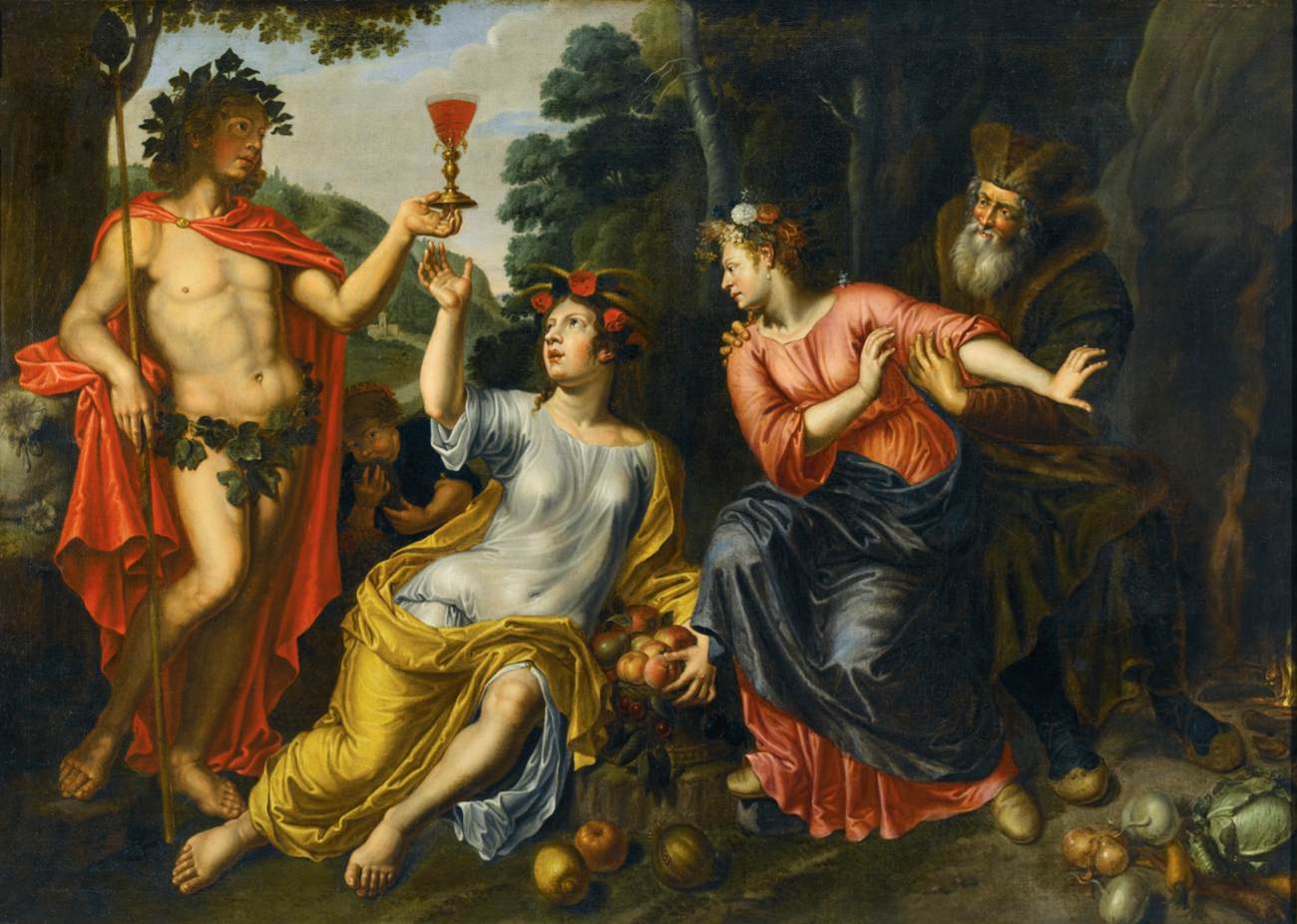 Bacchus, Ceres, Proserpina and Pluto