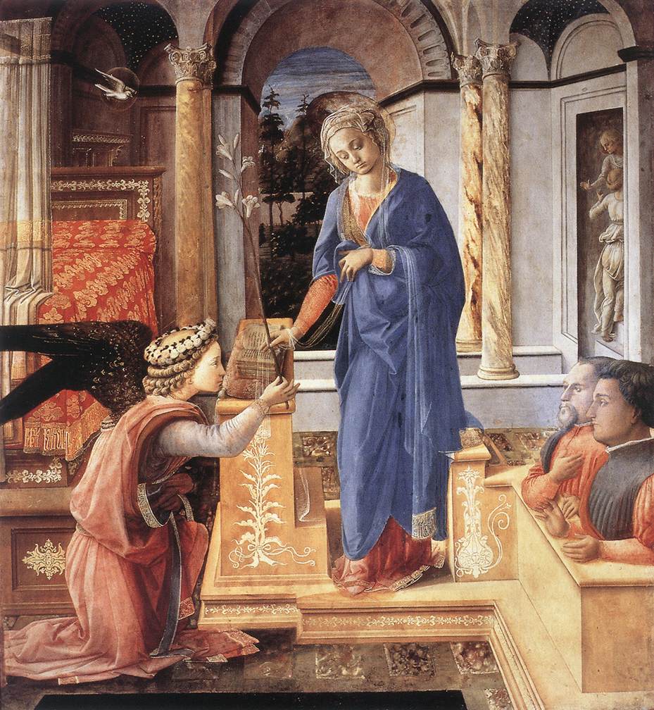 Annunciation with two Kneeling Donors