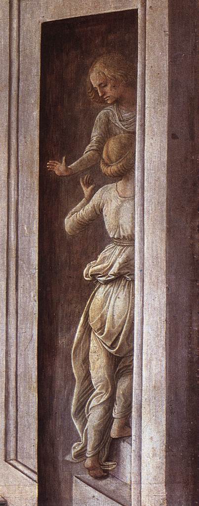 Annunciation with two Kneeling Donors (detail)