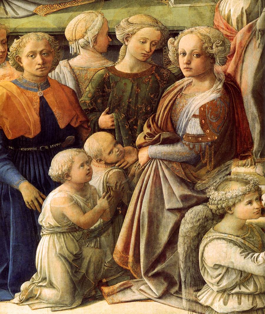 Coronation of the Virgin (detail)