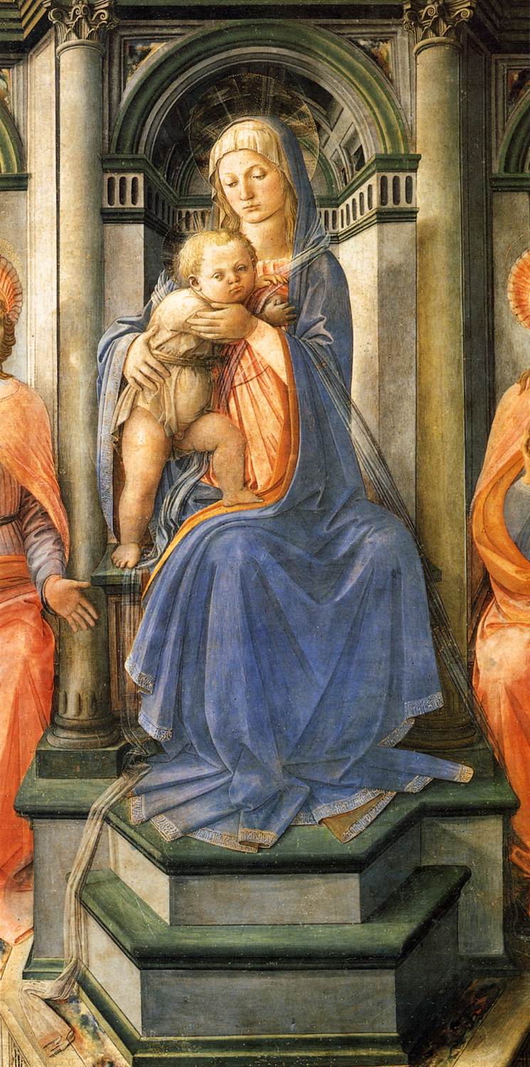 Madonna Enthroned with Saints (detail)