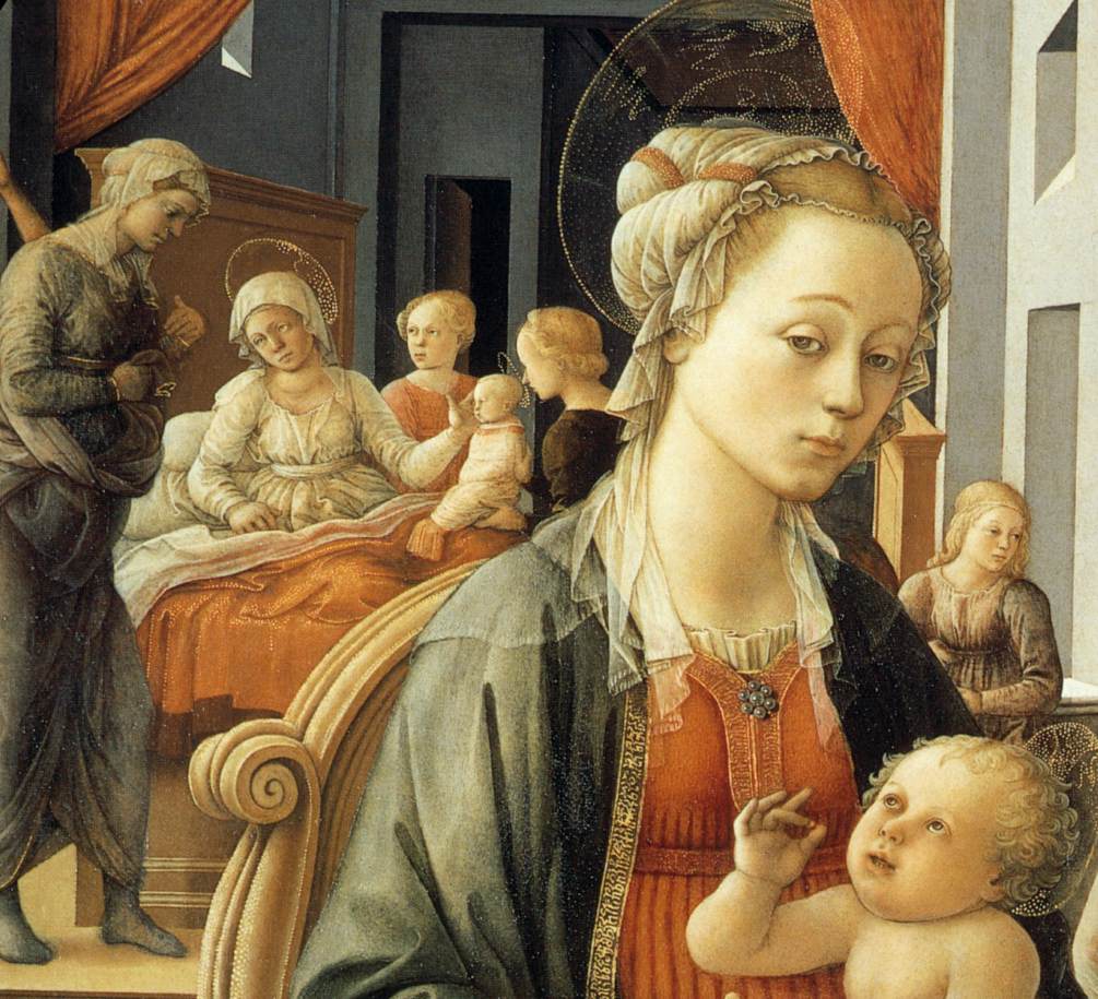 Madonna with the Child and Scenes from the Life of St Anne (detail)