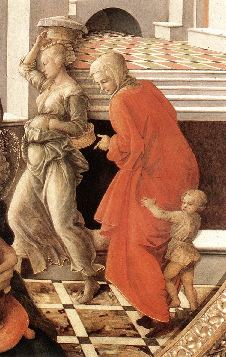 Madonna with the Child and Scenes from the Life of St Anne (detail)