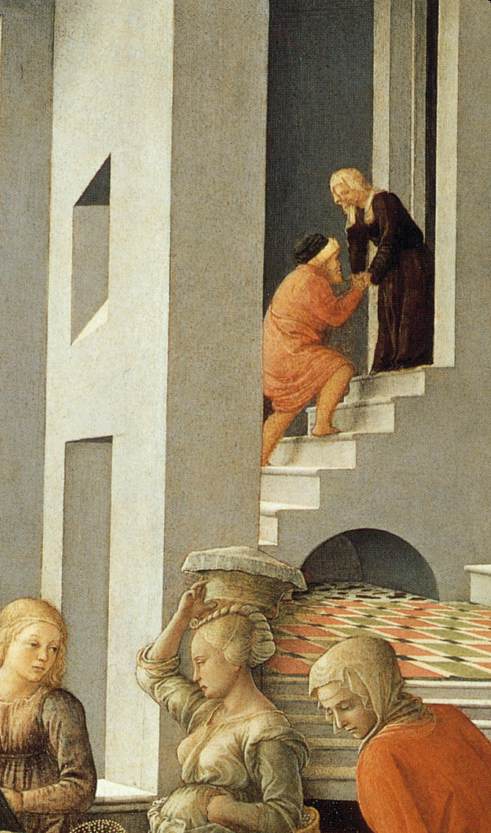 Madonna with the Child and Scenes from the Life of St Anne (detail)