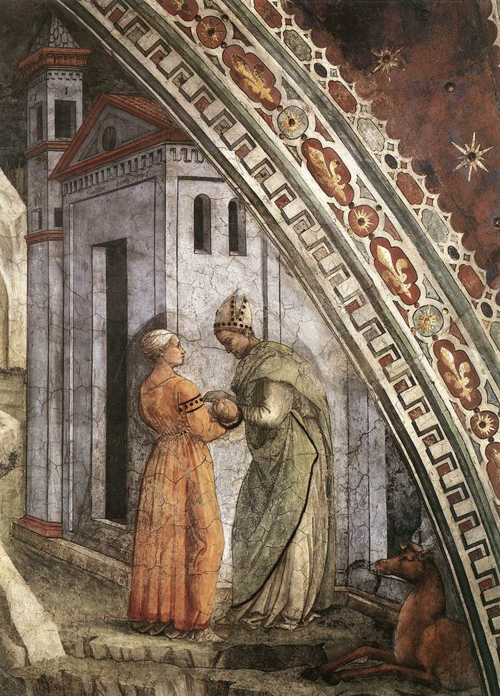 St Stephen is Born and Replaced by Another Child (detail)
