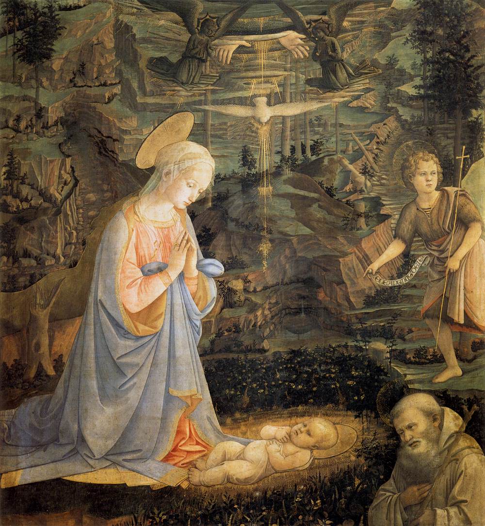 Adoration of the Child with Saints
