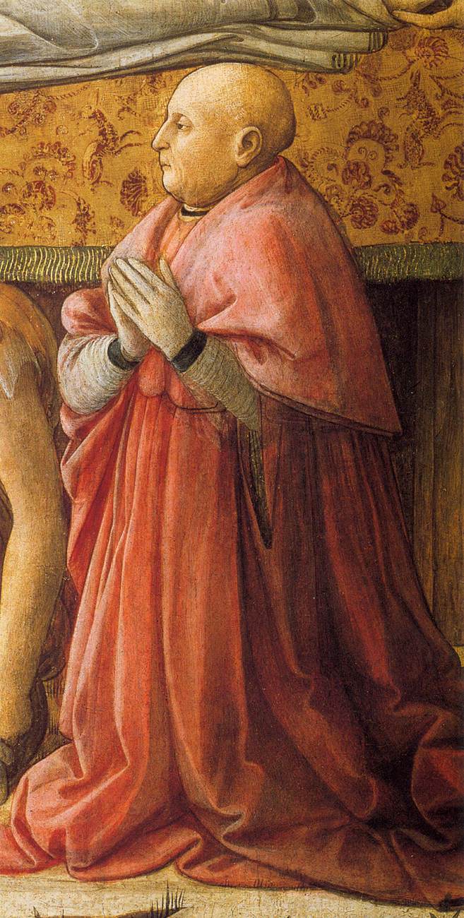Funeral of St Jerome (detail)