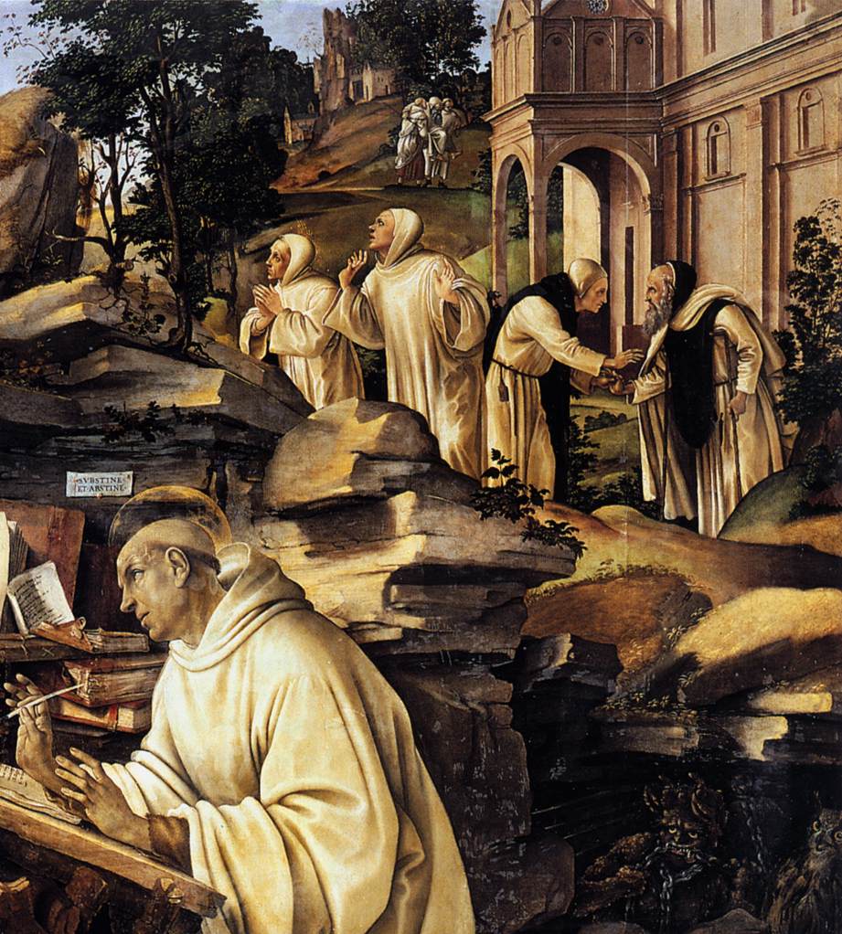 Apparition of The Virgin to St Bernard (detail)