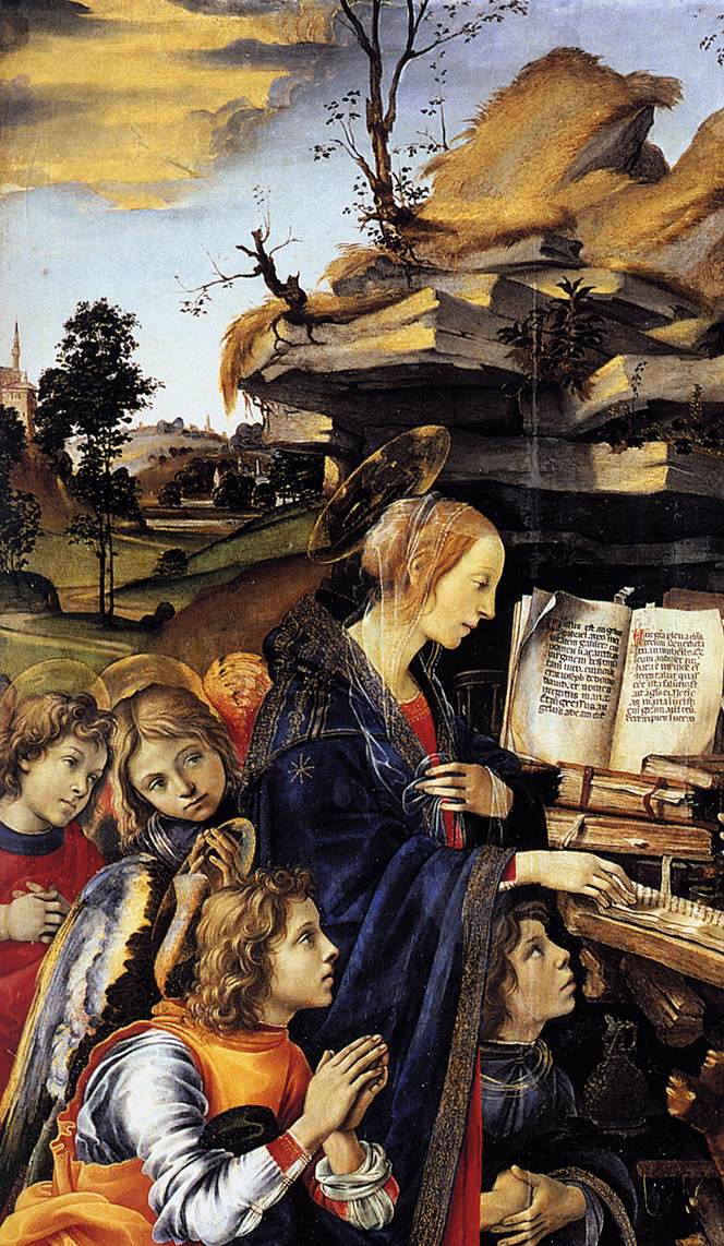 Apparition of The Virgin to St Bernard (detail)