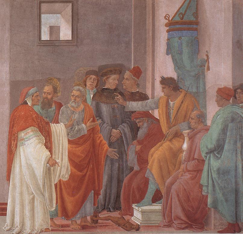 Disputation with Simon Magus and Crucifixion of Peter (right view)