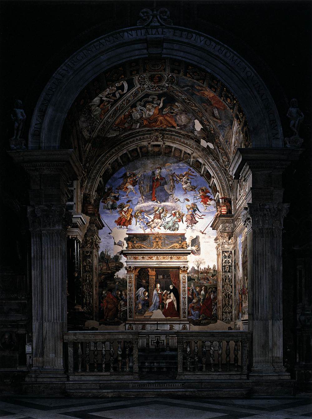 View of the Carafa Chapel