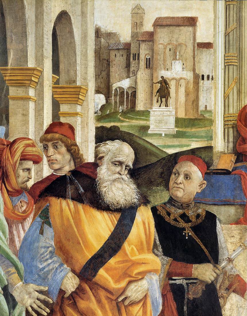Triumph of St Thomas Aquinas over the Heretics (detail)