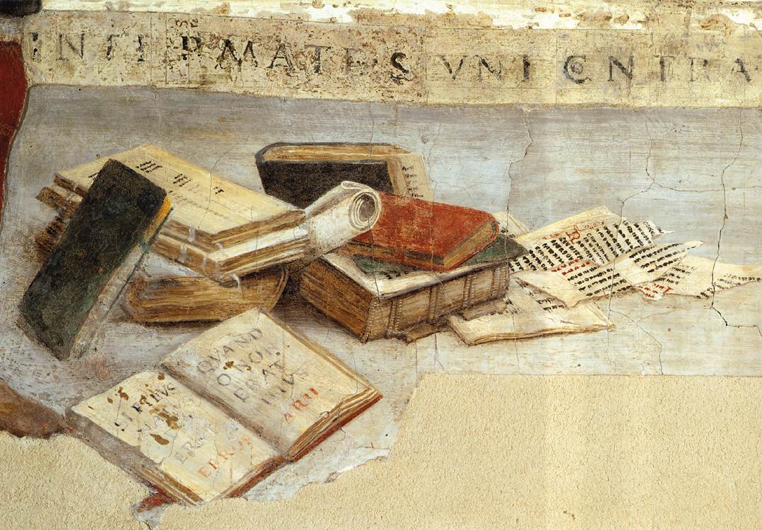 Triumph of St Thomas Aquinas over the Heretics (detail)