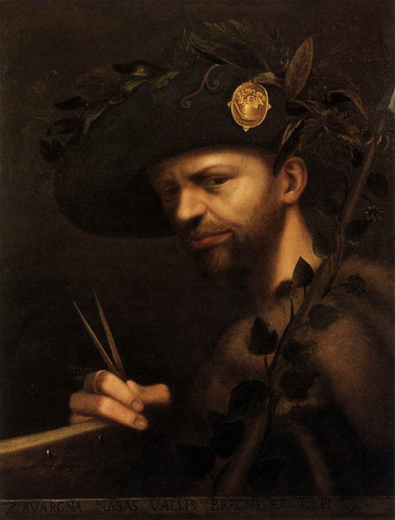 Self-Portrait as Abbot of the Accademia della Val di Blenio