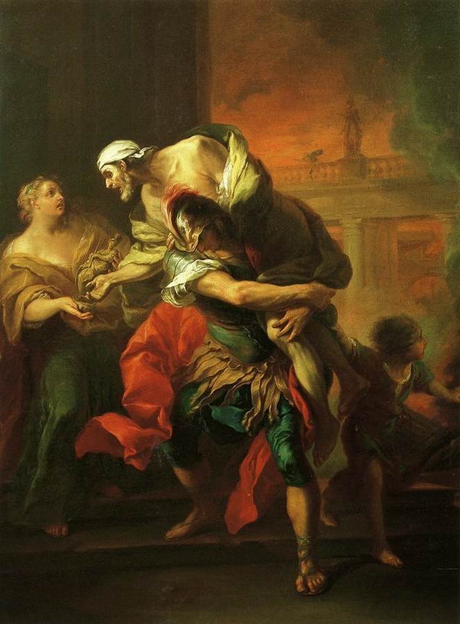 Aeneas Carrying Anchises