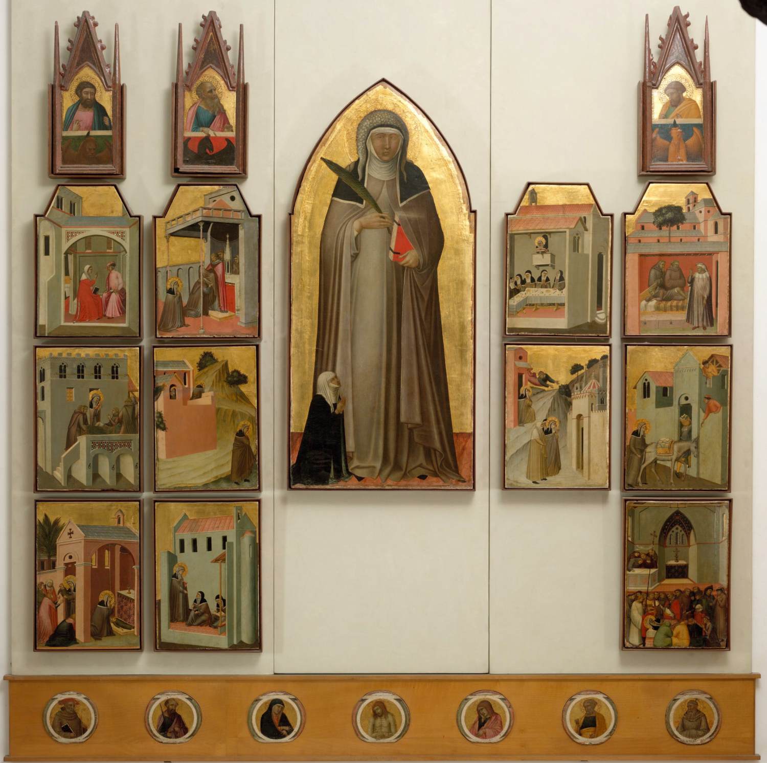 St Humility and Scenes from her Life