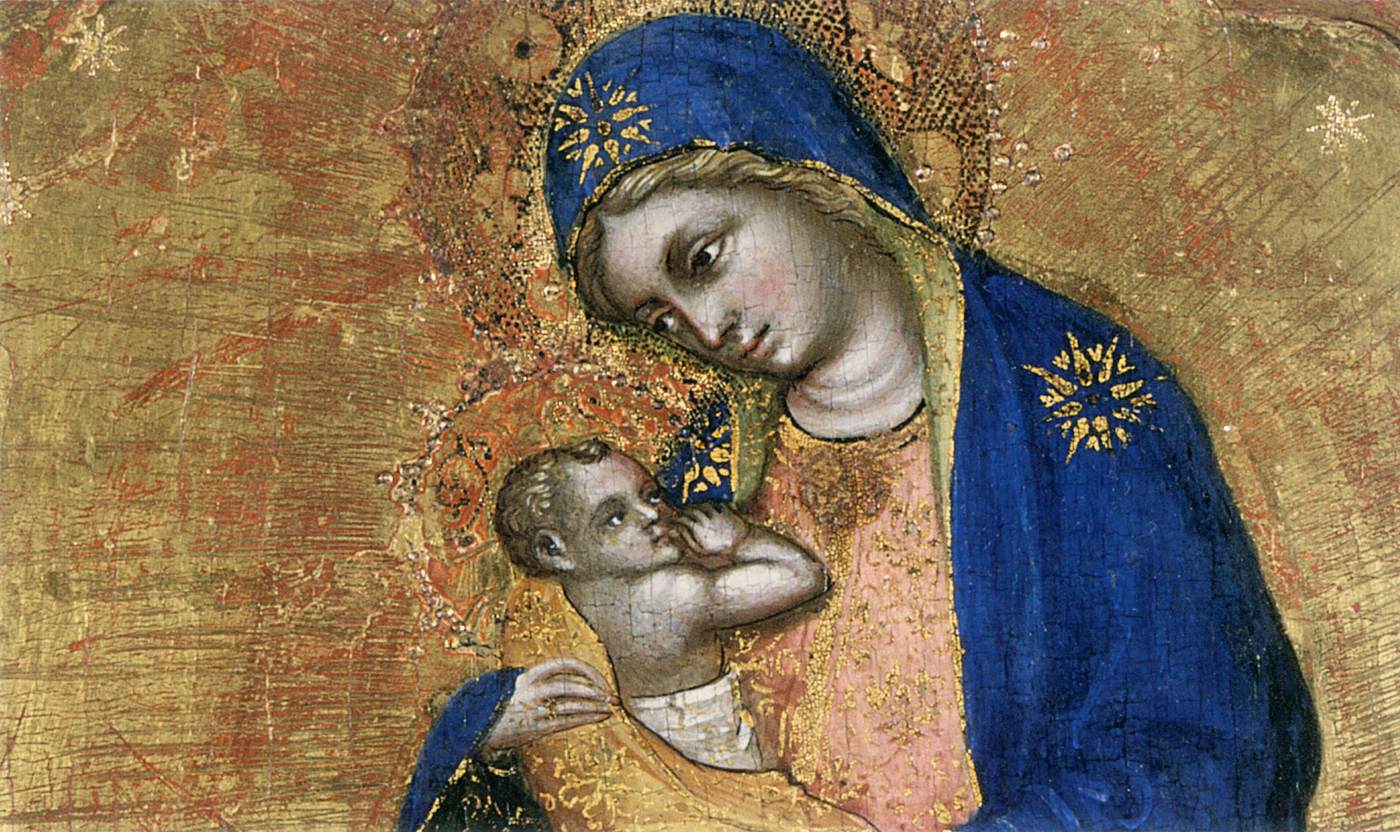 Madonna of Humility with Sts Mark and John the Baptist (detail)