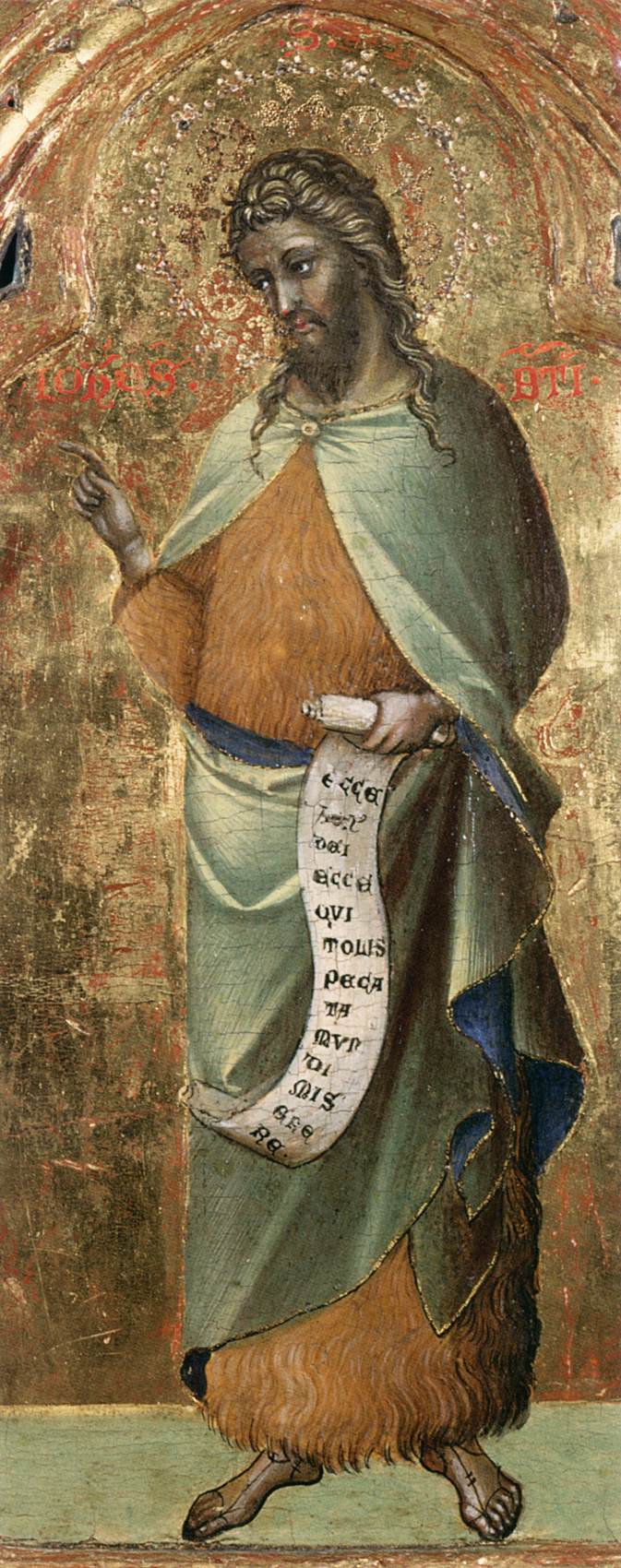 Madonna of Humility with Sts Mark and John the Baptist (detail)
