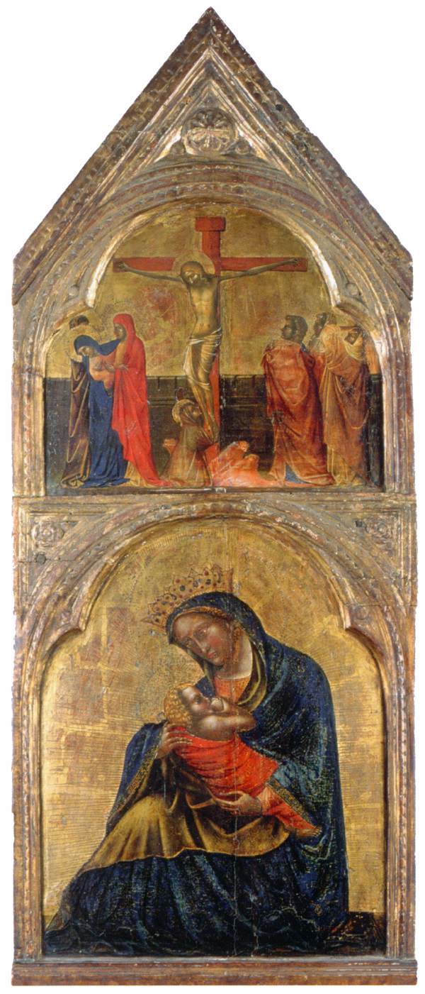 The Madonna of Humility and The Crucifixion