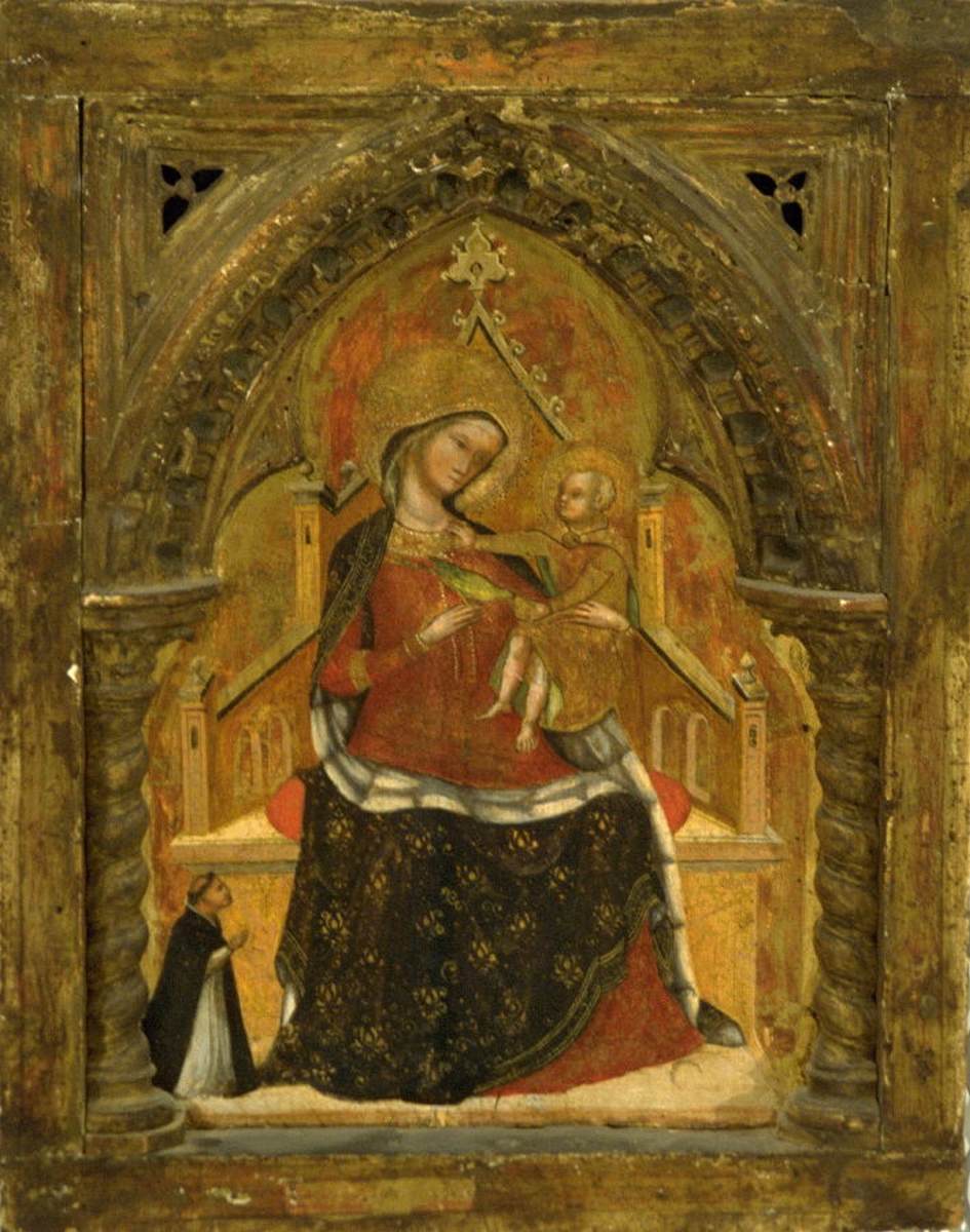 Madonna and Child with a Dominican Monk