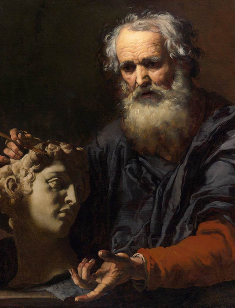 Portrait of an Old Man with Bust