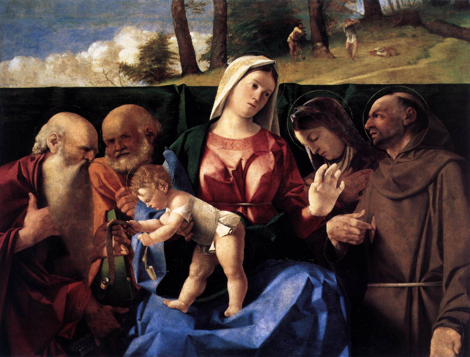 Madonna and Child with Saints