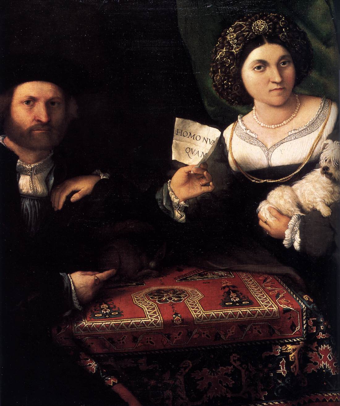 Portrait of a Married Couple (detail)