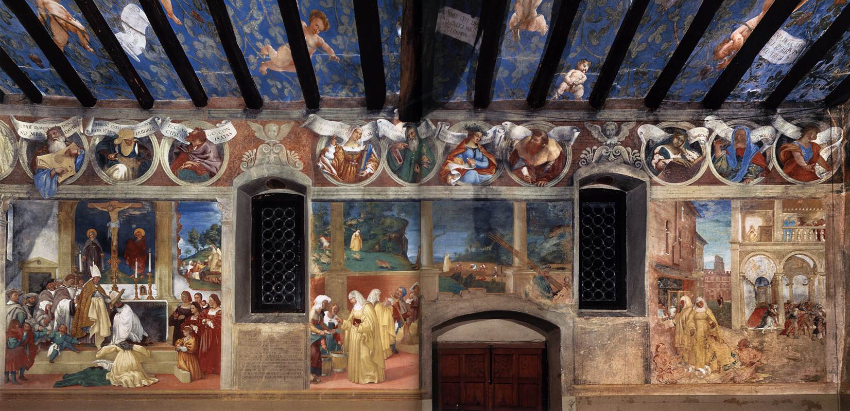 Legend of St Brigid (south wall)