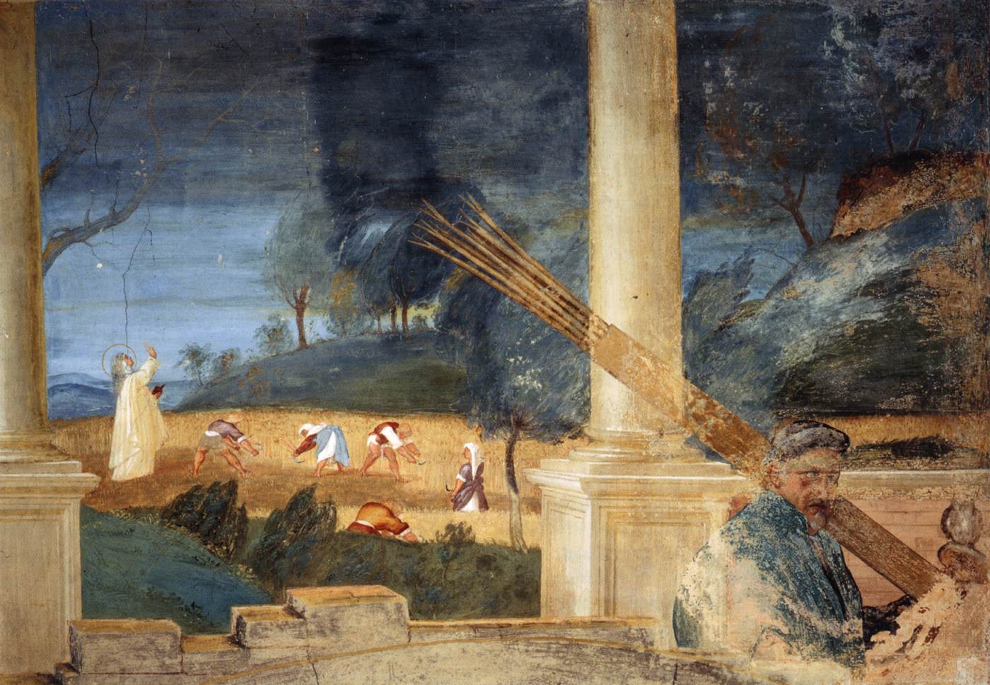 Legend of St Brigid (detail)