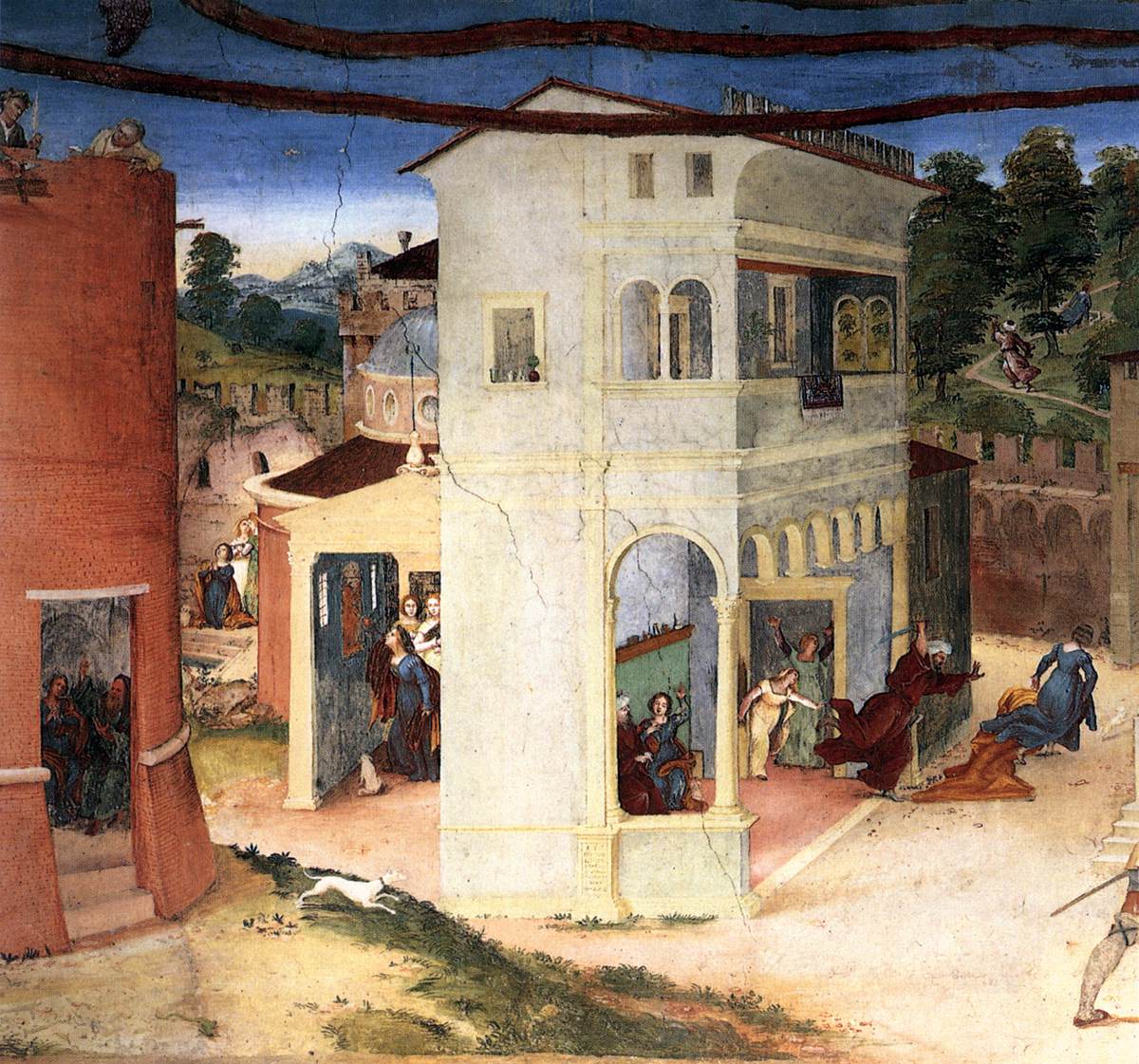 Legend of St Barbara (detail)