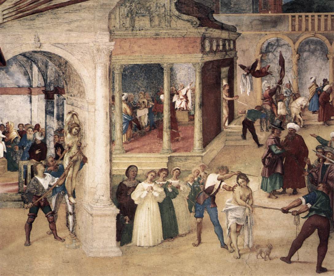 Legend of St Barbara (detail)