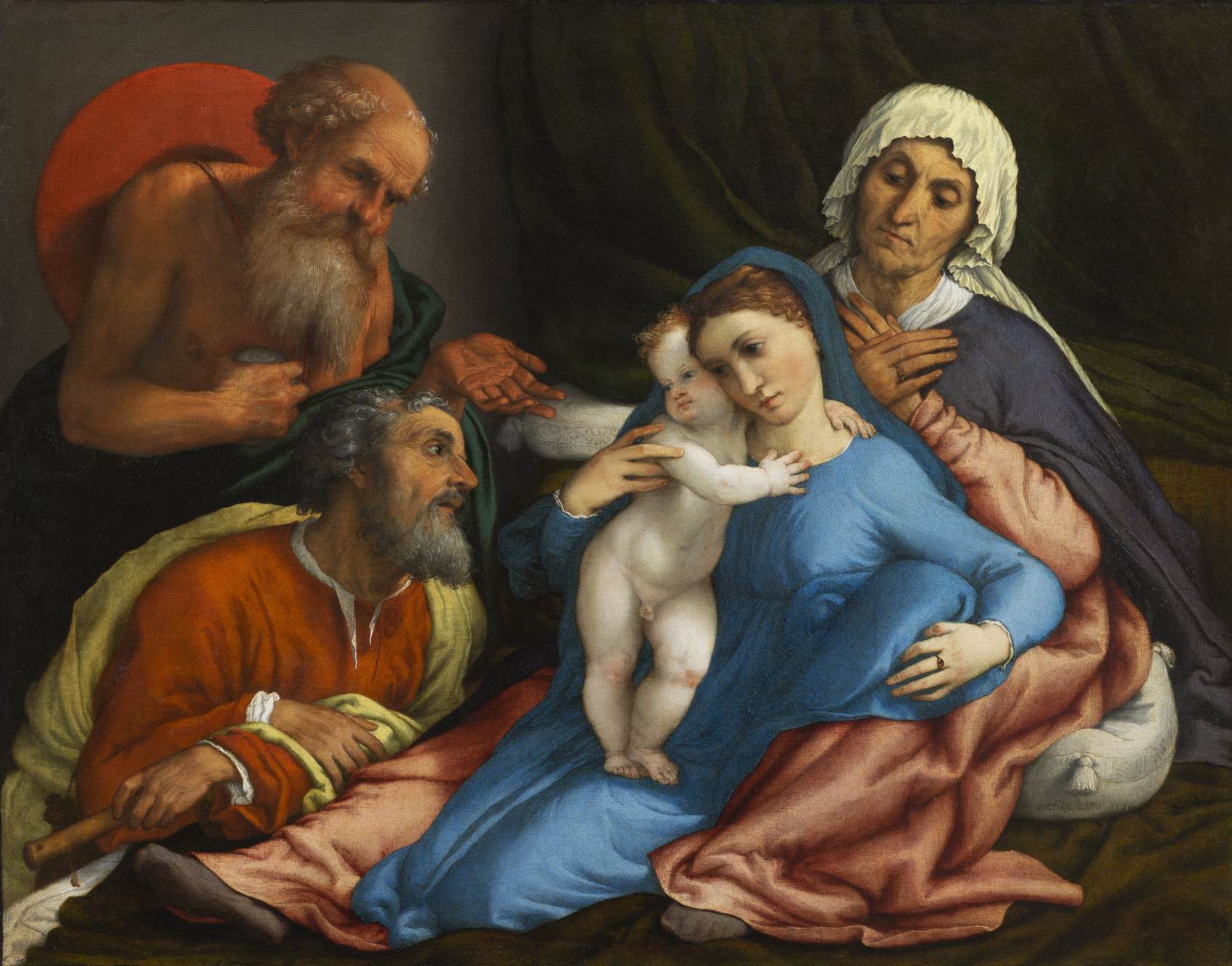 Holy Family with St Jerome