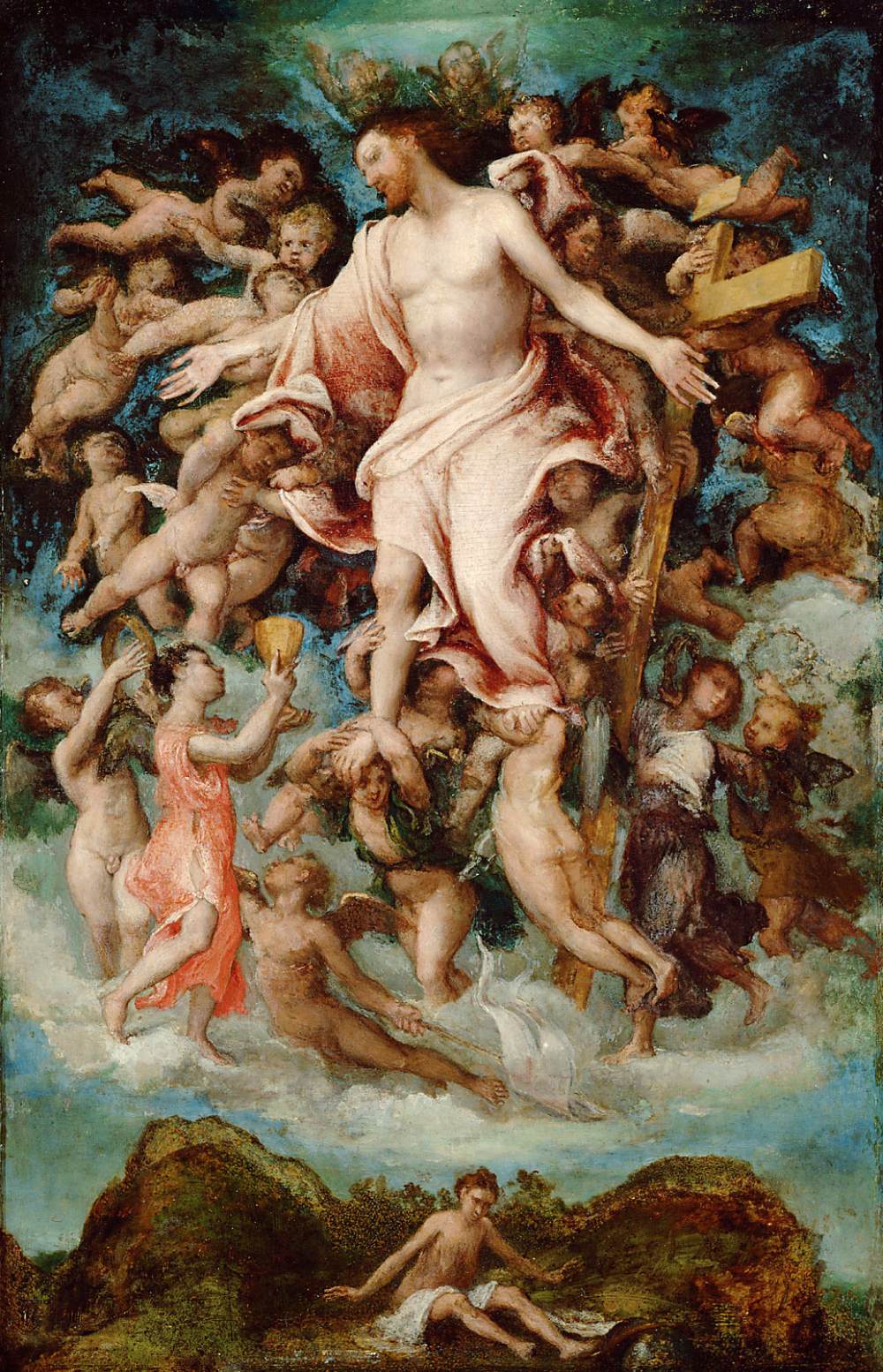 Christ, Giving His Blood