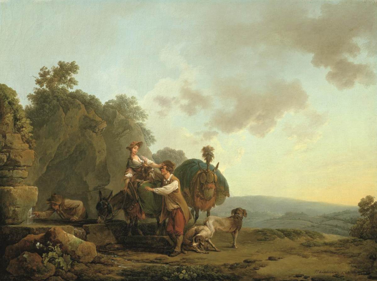 Travellers at a Well