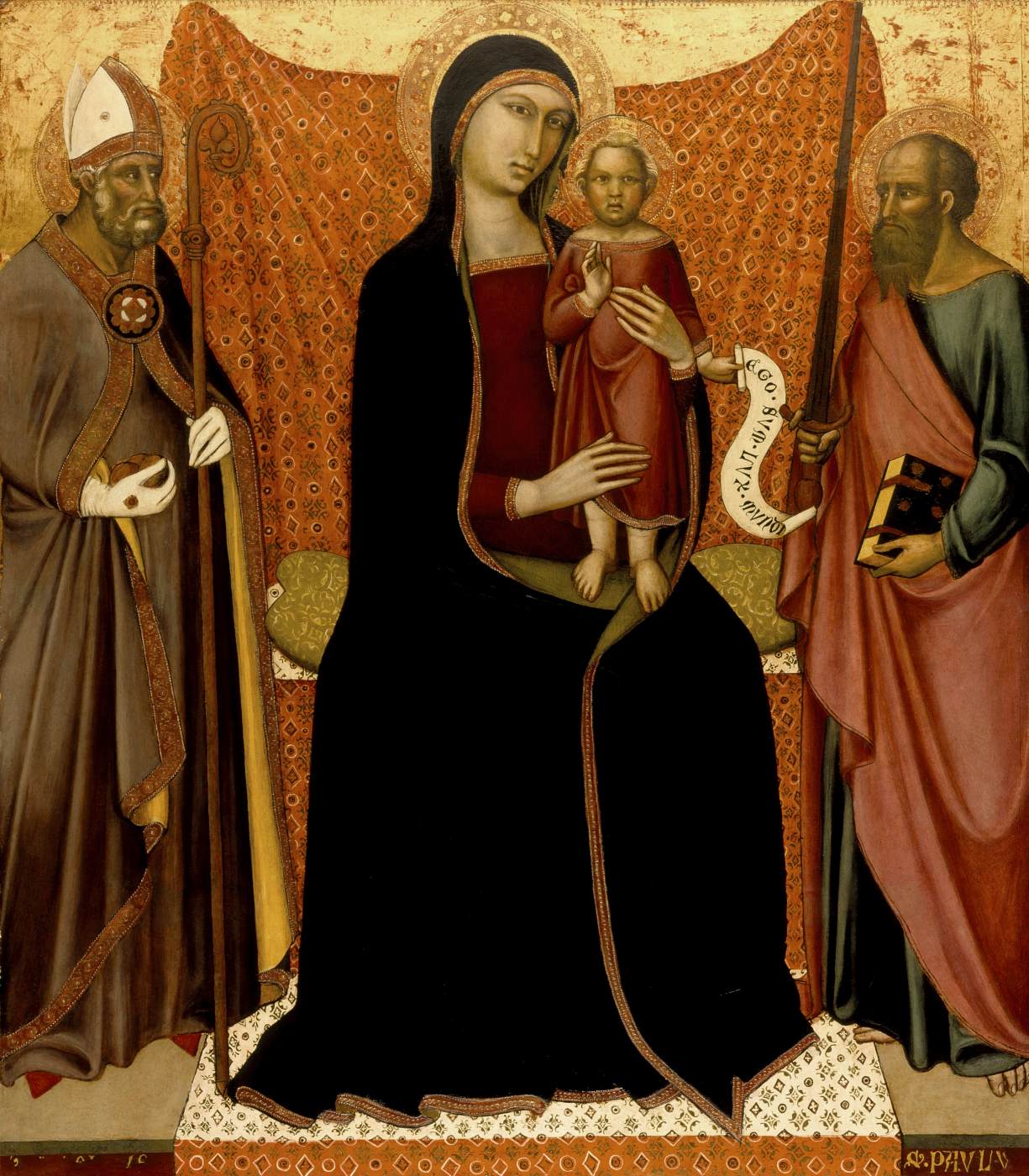 Virgin and Child with Sts Nicholas and Paul