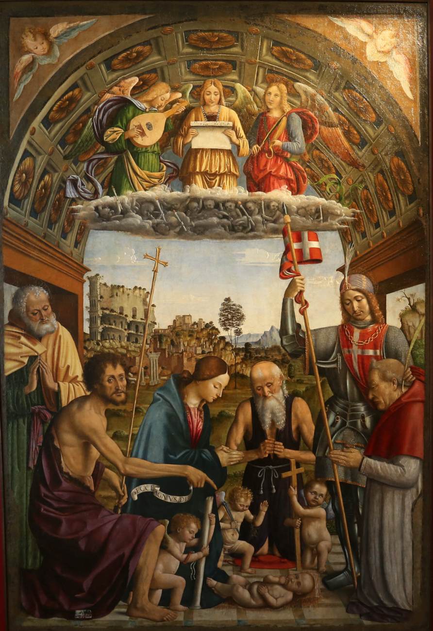 Virgin Adoring the Child with Saints