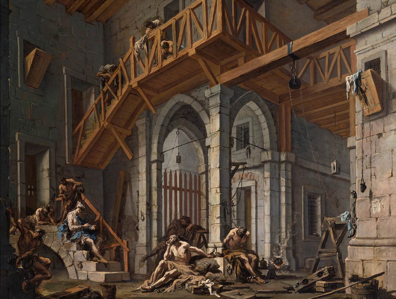 Joseph Interprets the Dreams of the Pharaoh's Servants Whilst in Jail