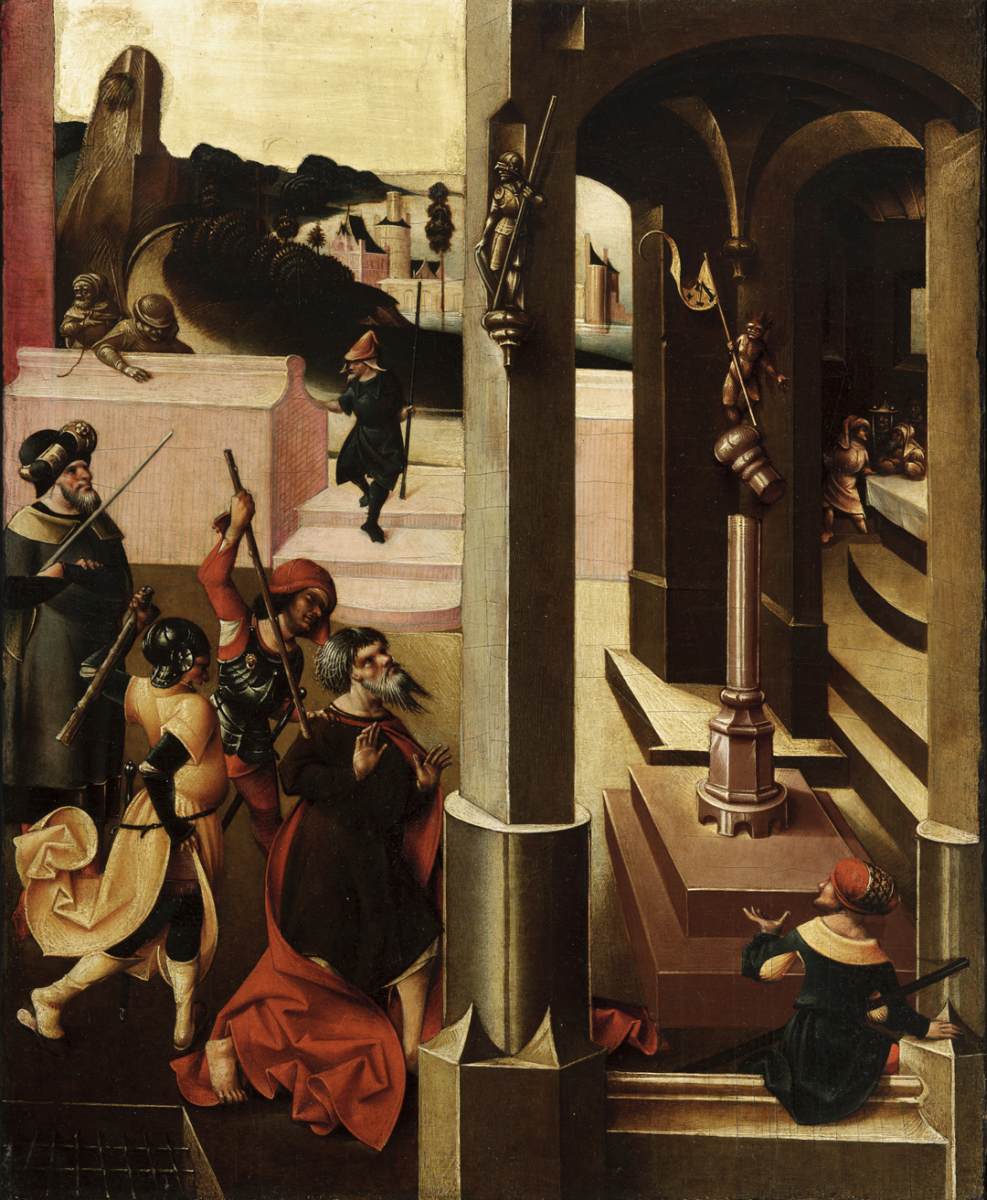 St Judas Thaddeus Forced to Worship Idols