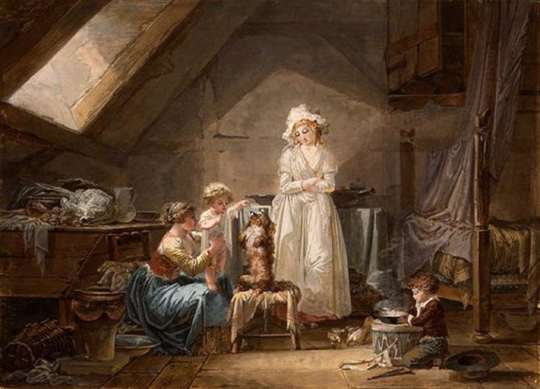 Young French Marquise in Exile in Lausanne