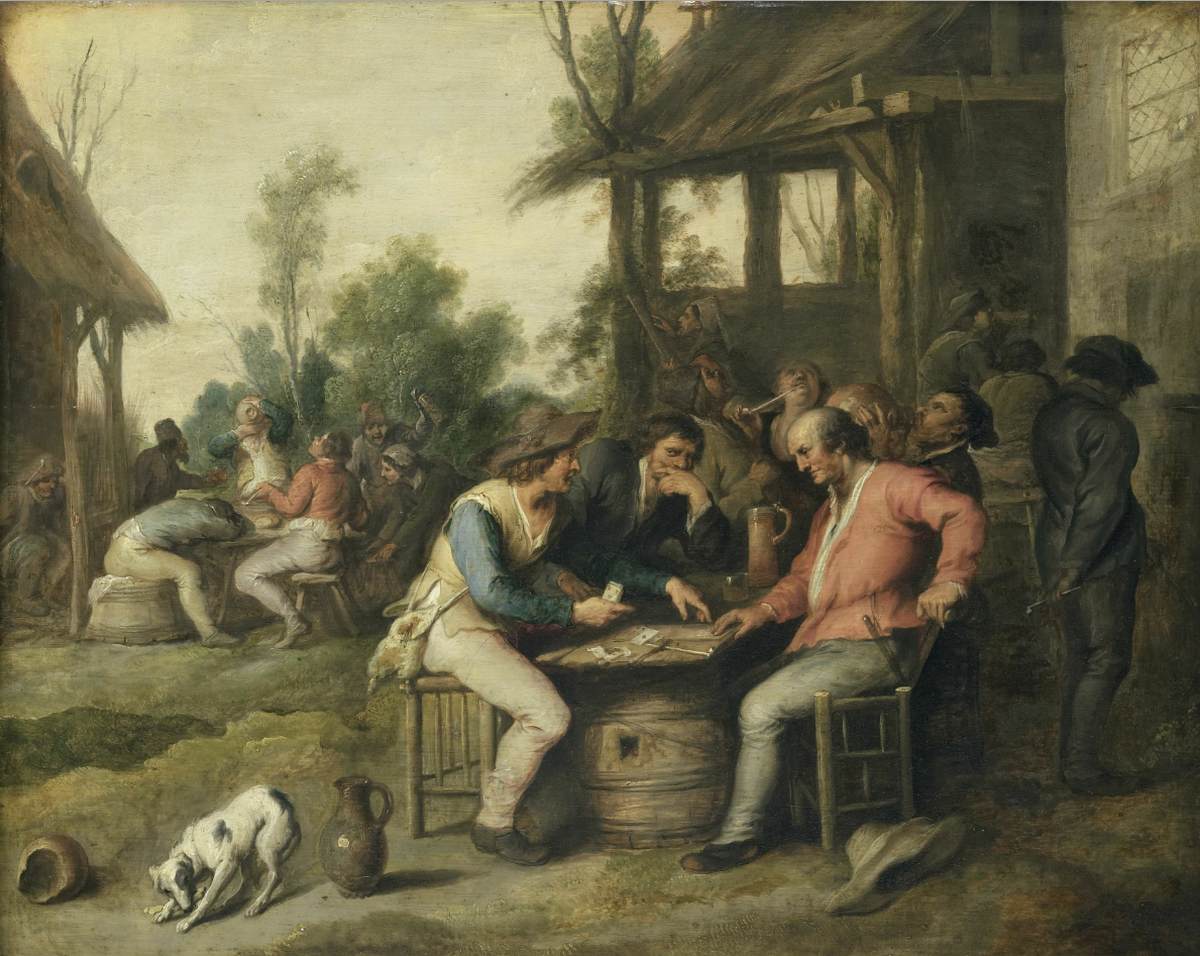 Card Playing Farmers at an Inn