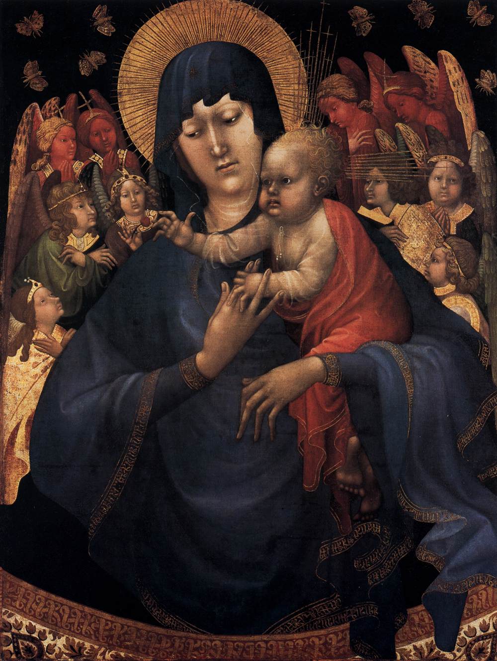 Virgin and Child with Angels